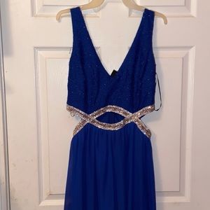 Prom Royal blue long dress